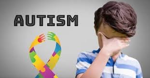 Child expressing emotion about autism
